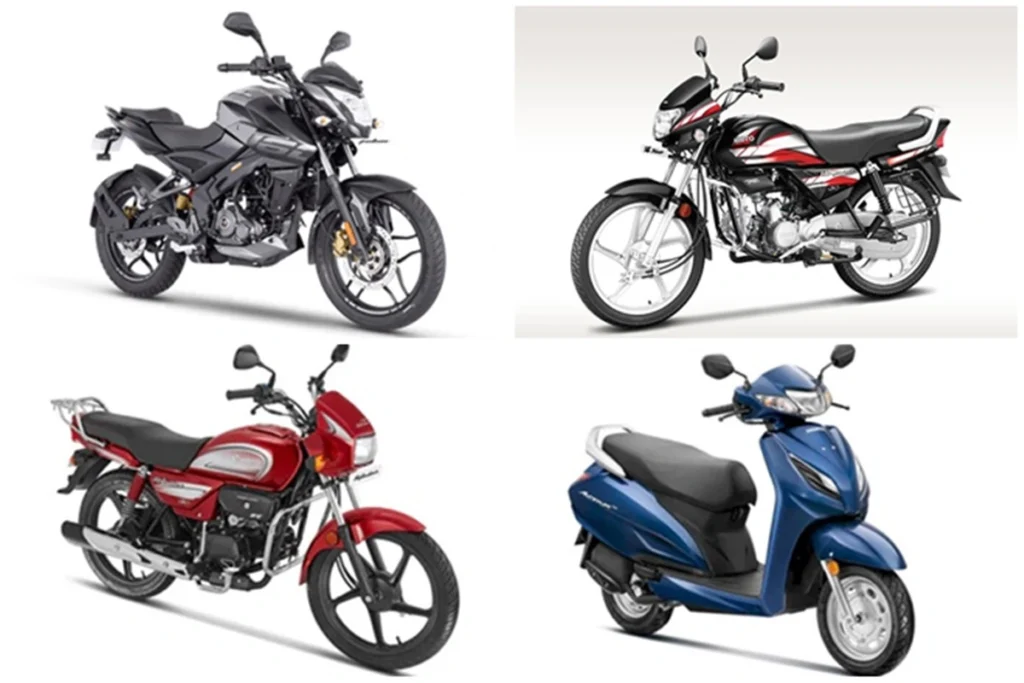 top 5 highest selling bikes scooters