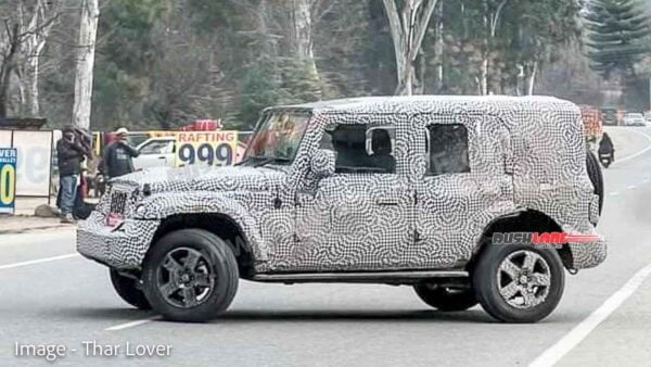 7 seater mahindra thar 5 door price in india black colour