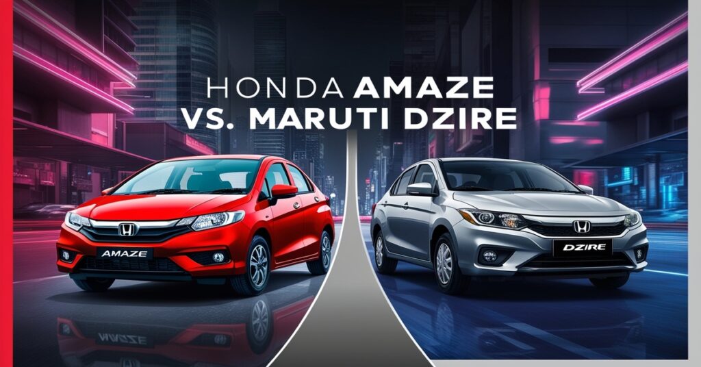 New Maruti Dzire vs  Honda Amaze