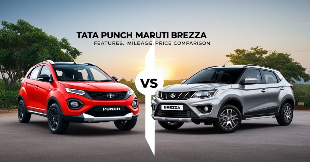 Tata Punch vs Maruti Brezza